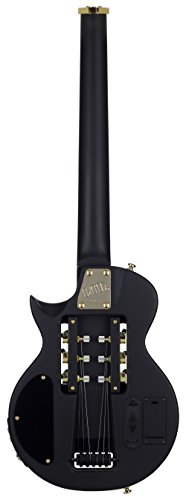 Traveler Guitar EC1 VBKM Guitare électrique à 6 cordes à corps solide Noir vintage - Les Beatles, Paul McCartney, John Lennon, RIngo Starr, George Harrison Traveler Guitar EC1 VBKM Guitare électrique à 6 cordes à corps solide Noir vintage – Image 3