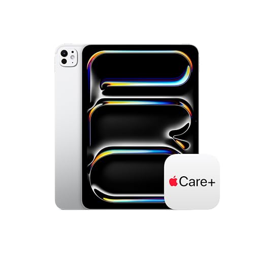 Image of Apple iPad Pro 11-inch (M5): Ultra Retina XDR display, 512GB, Landscape 12MP Front Camera /12MP Back Camera, Wi-Fi 7 with Apple N1, Face ID, All-Day Battery Life - Silver with AppleCare+ (2 Years)