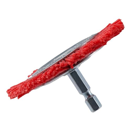 Image of 3Pcs 3Inch Abrasive Nylon Wheel Brush Set,Abrasive Filament Nylon Cup Brush with 1 /4 Inch Hex Shank for Surface Pre-Treatment of Various Metals