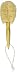 Merben International Medium Texture Sisal Bikini Brush with Wooden Handle, 7" Length