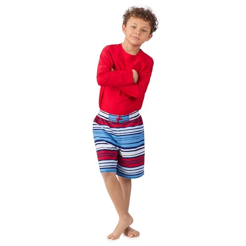 Image of Saint Eve Kids 2 Piece Swim Suit Short & Trunks Set with UPF 50+ Protection - Rash Guard Swimsuit Top & Shorts Sets for Boys