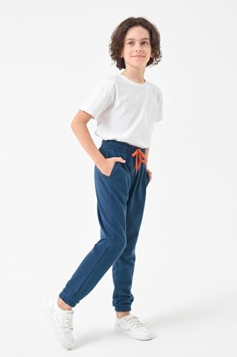 Boys Sweatpants Boys Joggers with Pocket and Drawstring Athletic Trousers 3-Pack Pants Kids Clothes Size 4-14 Years2