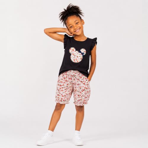 Image of Mud Kingdom Girls Outfits Cute Cartoon Polka Dots Summer Holiday Clothes Sets