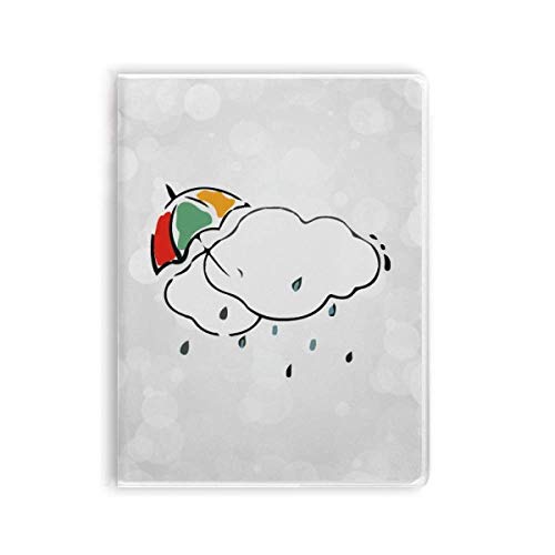 Carnet de notes souple nuage de parapluie pour vos croquis de voyage