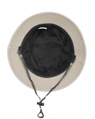 Image of Zylioo XL XXL Bucket Hat for Big Heads, Washed Cotton Sun Hat | Roomy L-XXL Fit With Washed Cotton Comfort, Easy To Fold For Fishing, Beach, Hiking, Travel, And Summer Wear