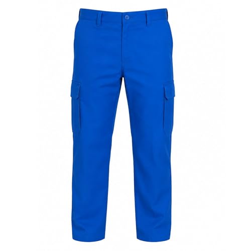 Image of Pragati Textile Men's Uniform of Bharatgas, Blue in Color