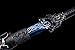 Handmade Wolf Sword Cool Blue Carbon Steel Chinese Tang Dao with Belt