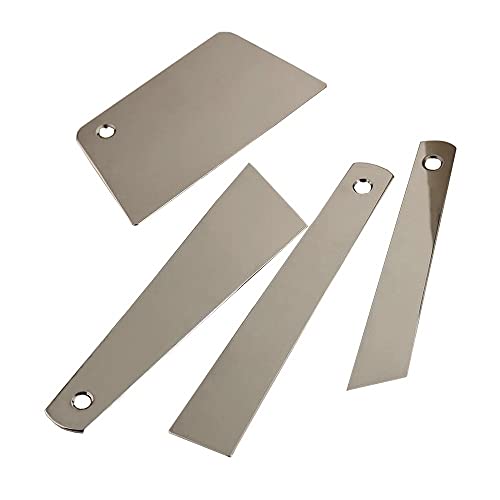 4 unids/set espejo Leathercraft engomado herramienta de pegamento DIY hecho a mano costura cuero artesanía encolado herramientas de tallado mate engomado pegamento herramienta