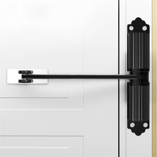 Chiudiporta automatico, chiudiporta, porta a zanzariera, forza di chiusura regolabile, chiudiporta caricata a molla, chiudiporta per cancello da giardino, porta di casa, esterno, ufficio, cancello da