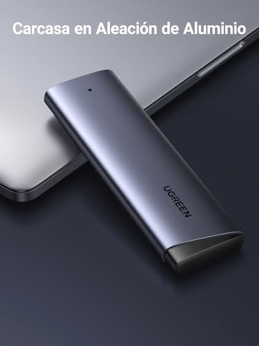 UGREEN Carcasa SSD M.2 NVMe USB C 3.2 Gen 2, 10Gbps Caja para Disco Duro PCIe Case Support UASP y Trim, Compatible with 4TB M/M+B Key 2230/2242/2260/2280 (Not Compatible with SATA) - imagen 7