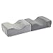 Changor Posizionatore delle Gambe, Multifunzione previene Lo scontro del Ginocchio Cuscino per Il Ginocchio in Poliuretano Traspirante 30x20.5x19cm / 11.81x8.07x7.48in per Dormire(Grigio)