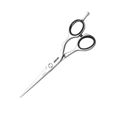 Jaguar Shears Silver Line CJ4 Plus 6.0 Inch Offset Professional, Ergonomic, Steel Hair Cutting
