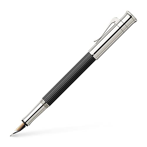 Graf Von Faber-Castell 145551 Estilográfica Línea Clásica, Ébano F