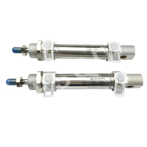 Mini-vérin DSN-25-75-PPV en acier inoxydable double effet
