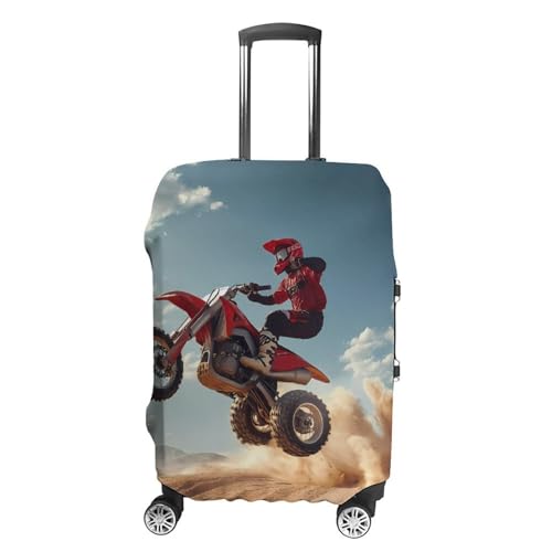 Three Wheeler Motocross Luggage Cover Suitcase Protector Travel Baggage Covers for Men Women L