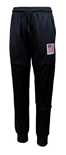 HKY Sportswear USA Junior Boys Elastic Waist Jogger Style, Casual Sport Pant (Navy, Large)