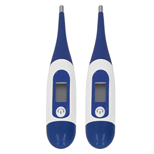 Image of 2Pcs Digital Pet Thermometer, Fast and Accurate Measurements in 20 Seconds, Suitable, Dogs, Horses, Veterinarian