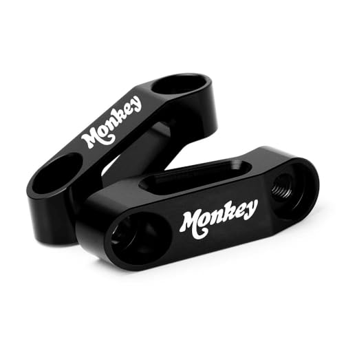 Extensor retrovisor Monkey 125 accesorio elevador de espejo negro moto Honda Z125 6