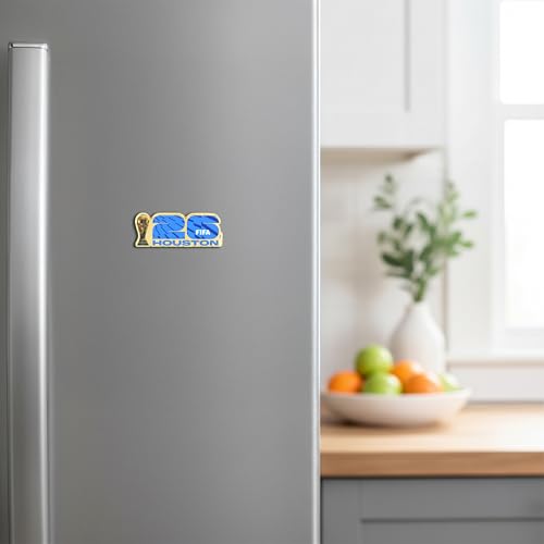 Image of FIFA World Cup Tournament Logo Magnet - Officially Licensed FIFA World Cup Magnet - Vibrant Host City Design - Durable Strong Hold - Perfect for Fridges, Lockers & Collectors