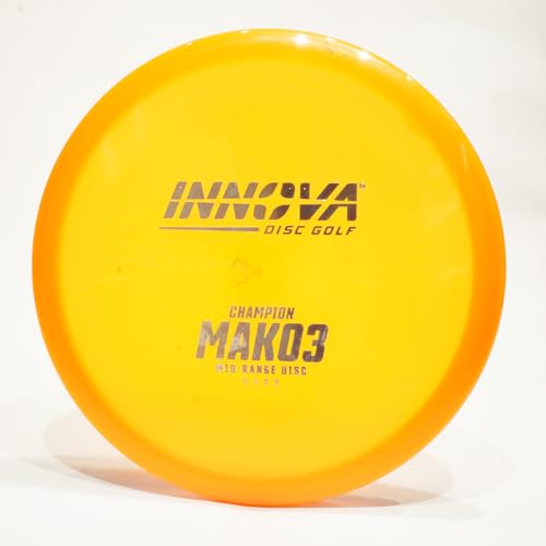 Innova Champion Mako3 Disc Golf Midrange Disc, Pick Color/Weight [Stamp & Exact Color May Vary] Orange 173-174 Grams