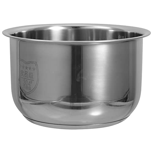 Casserole Intérieure Remplacement Pour Cuiseur à Riz - Acier Inoxydable Antiadhésif - Pour Maison Et Pro - 3