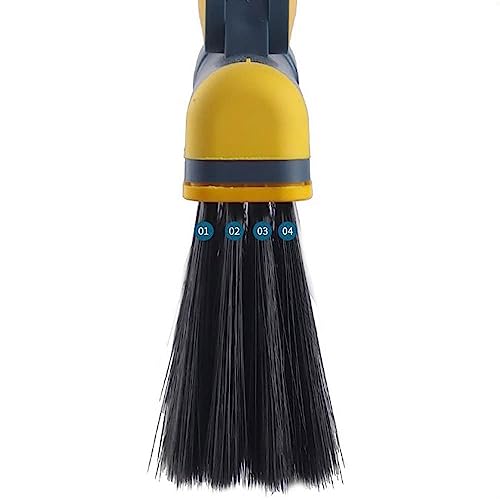 YIORYO Besen- und Kehrschaufel-Kamm-Set for Zuhause, superlanger Griff, aufrecht stehende Kehrschaufel for Zuhause, Zimmer, Küche, Büro, Lobby, Bodennutzung im Freien – Bild 8