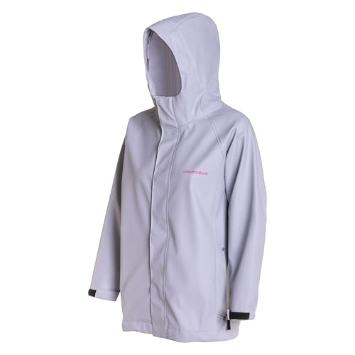 Grundéns Sky Grey Waterproof Fishing Jacket for Women, Medium Size