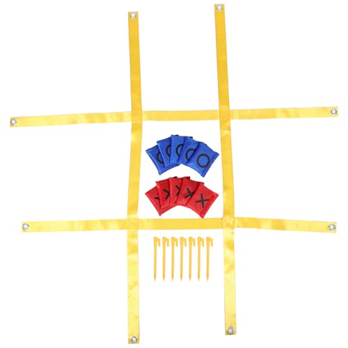 Jeu de morpion géant d'extérieur portable résistant aux intempéries UPKOCH