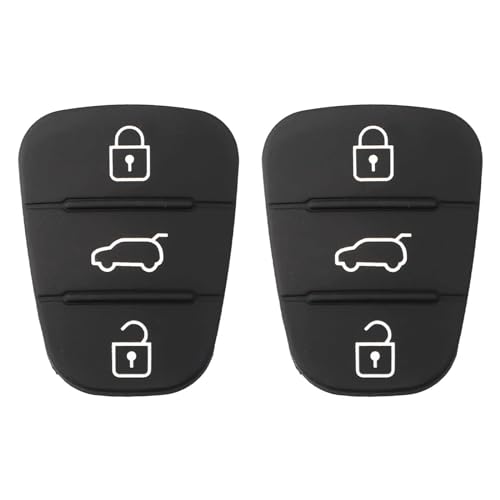 Almohadilla de Goma de 3 Botones para Mando KIA CEE'D 2012