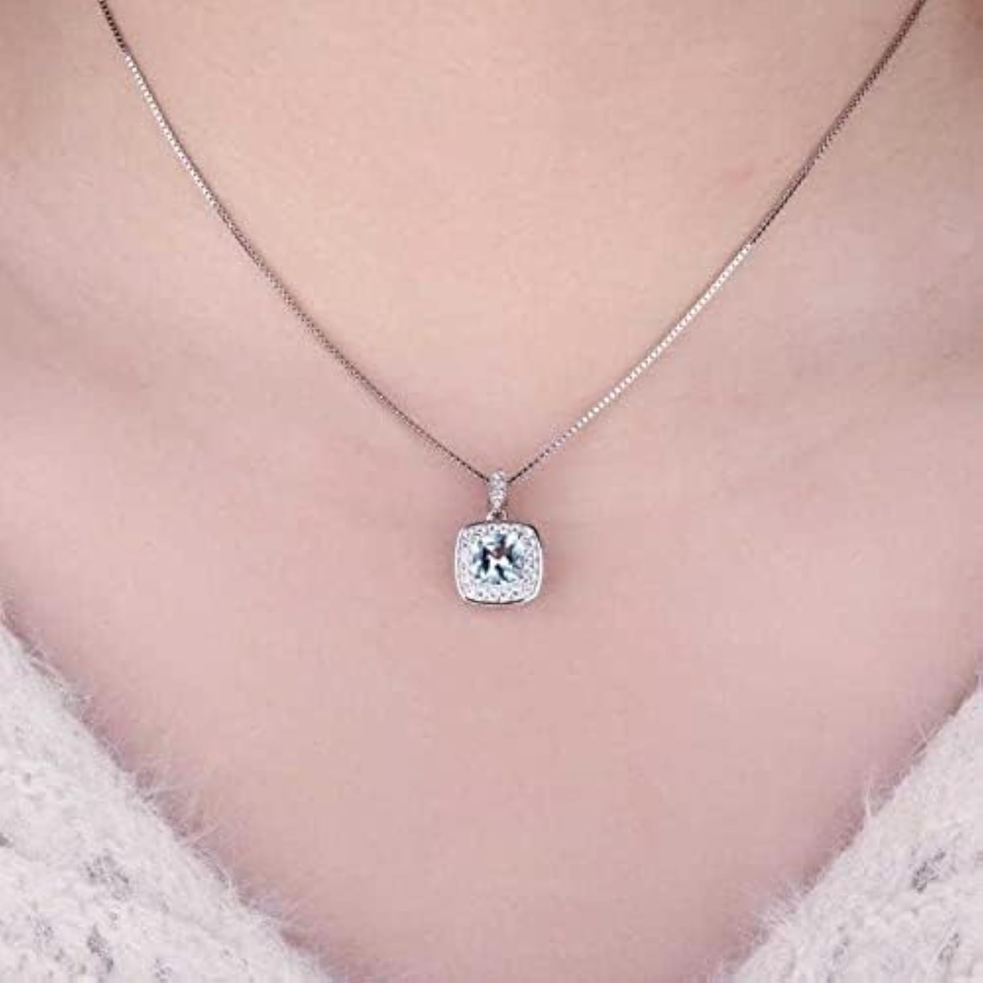 Bling Queen Sky Topaz Cut Silver Plated Jewelry Set