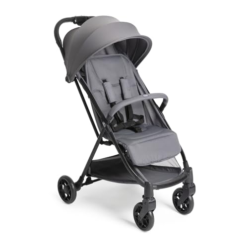 Chicco Urbino, Passeggino 0+ Mesi-22 Kg, Passeggino Leggero con Chiusura Smart e Compatta, Capotte Estensibile con Trattamenti UV50+ Antipioggia, Schienale Reclinabile, Regolabile, Poggiagambe, Grigio