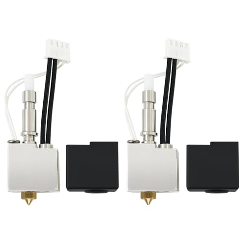 Produktbild von Heizelement Für Anycubic Kobra S1 3D-Drucker – Komplettes Hotend-Kit Mit Heizblock, Silikonsockel (2 Stk.), Für Kobra S1 & S1 Combo, Bis 320°C, Verstopfungsfrei