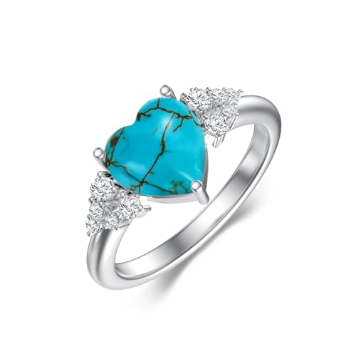 Bague turquoise argent 925 massif et détails ciselés haut de gamme