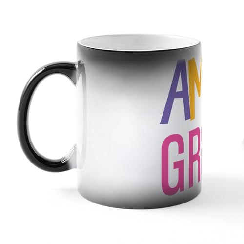 Taza mágica de cerámica para café y té 11 oz miniatura 2