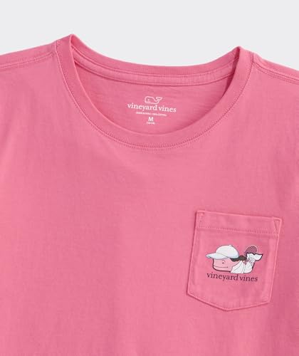 vineyard vines Girls' Tennis Court Whale Short-Sleeve Pocket Tee4
