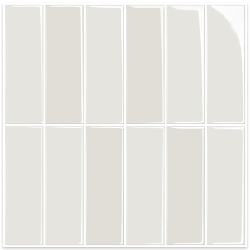 La Mejor Recopilación de Azulejos , listamos los 10 mejores. 42 Tava Home - Azulejos Adhesivos 3D PVC para Cocina y Baño | Backsplash Autoadhesivo sin Obras | Resistente al Agua | 5 Paneles Decorativos 30.5x30.5 cm (Subway, Perla)