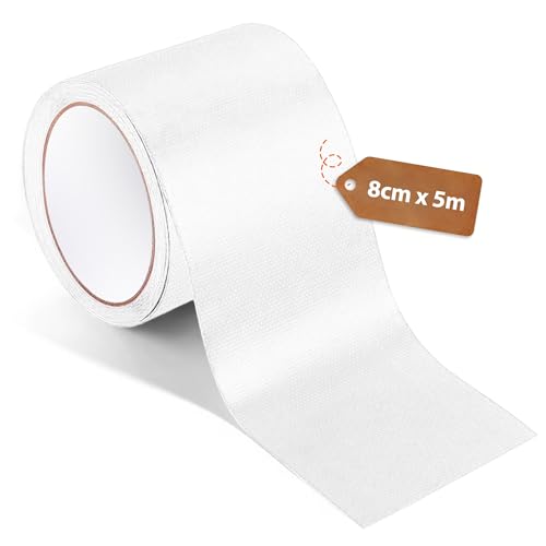 Nastro Riparazione Impermeabile 8 Cm X 10 M – Resistente E Adesivo Per Tende, Teloni, Tende Da Sole E Campeggio