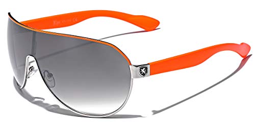 Khan Fashion Sport Men's Shield Aviator Sunglasses Shades