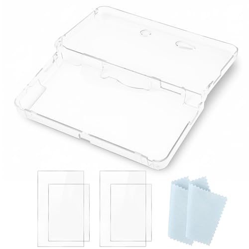Transparent Hard Shell Case Cover for Nintendo 3DS Protective Hard Clear Crystal Case Accessories...