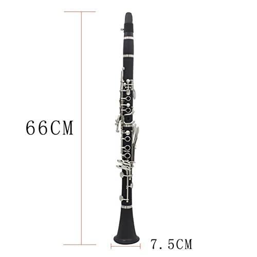 KLKL clarinete B Clarinete Plano Ebonite Chave De BB (B Flat) Clarinete 17 Sistema De Teclas Com Cas