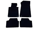 Medidas originales Accesorionline Alfombrillas para Serie 1 Todos los Modelos 3/5puertas Cabrio Coupe - A Medida con talonera E81 E82 E87 E88 F20 F21 F40 (5Puertas 2004-2011)