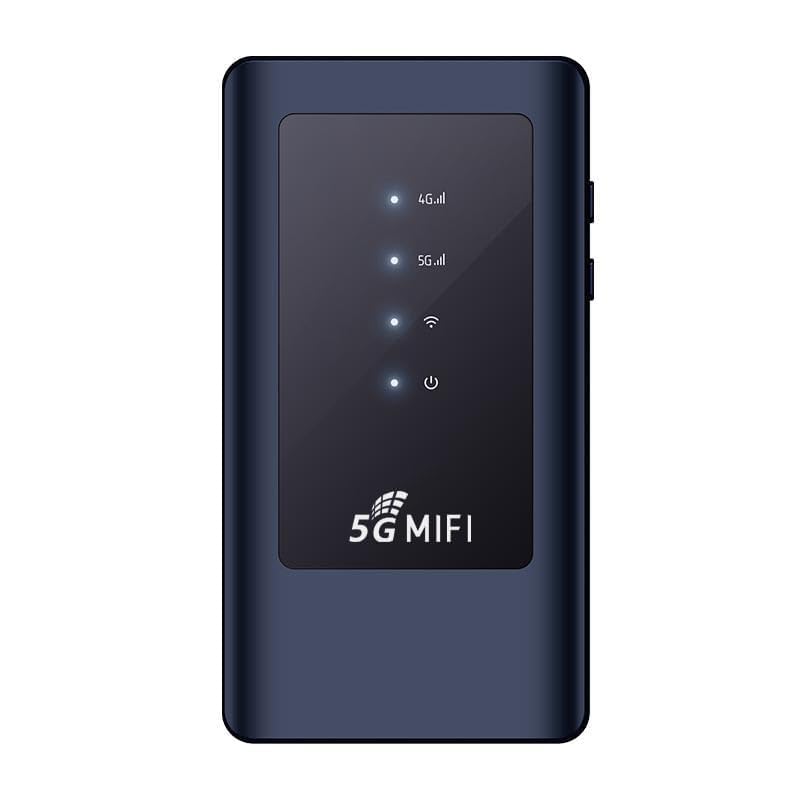 Image of MatLogix 5G Wireless Dongle with All 4G / 5G SIM Network Support | Plug & Play 5G Data Card with up to 2.7 Gbps & 4400mAh Rechargeable Battery WiFi Hotspot