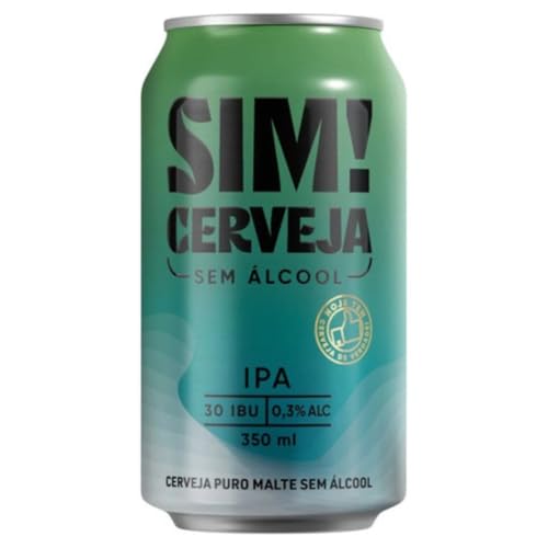 Cerveja Artesanal Sem Alcool Sim! IPA Lata 350ML