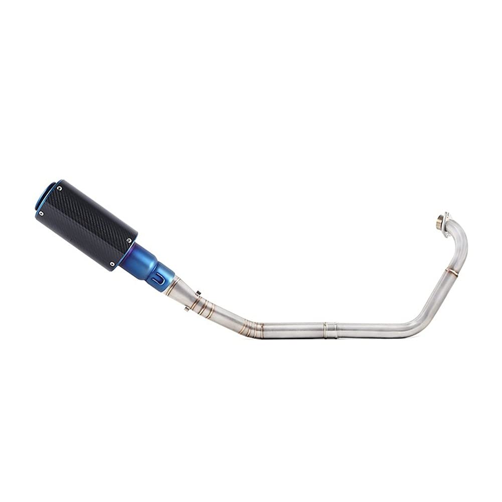 Buy Exhaust Silencer Pipe Motorcycle Full Exhaust E& scape System Modifed Middle Link Pipe Slip