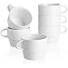 Sweese Porcelain Stackable Espresso Cups With Saucers And