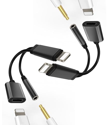 【Compatibilità cena】Progettato appositamente per gli utenti iPhone. Adattatore audio e di ricarica da 3,5 mm auricolari compatibile con iPhone 14 Plus, 14,14 Pro, 14 Pro Max, 13 Mini, 13,13 Pro, 13 Pro Max, 12 Mini, 12,12 Pro, 12 Pro Max, 11,11 Pro, 11 Pro Max, XS, XS Max, XR, X, 8,8 Plus, 7,7 Plus,per iPad ecc.