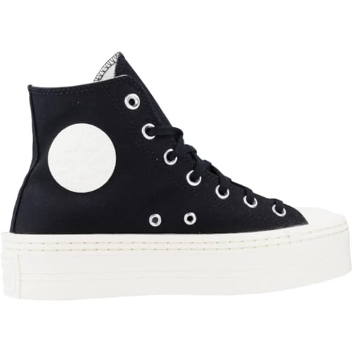 CONVERSE Femme Chuck Taylor All Star Modern Lift Platform Canvas Sneaker, Black Black Egret, 40 EU