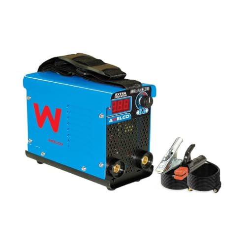 AWELCO – Estación de soldadura Inverter MMA EXTRA200 Tecnología IGBT 30-200A Soldadura Electrodo Rutilado Compatible con Grupo Electrogénico