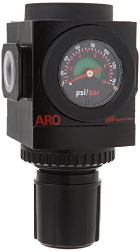 ARO R37341-600-VS Air Regulator 1/2' NPT, w/Gauge - 250 psi Max...