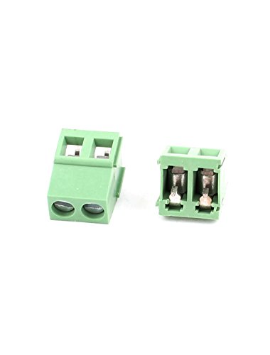 Bloques de terminales barrera 15 pcs Aexit 5.08mm miniatura 2